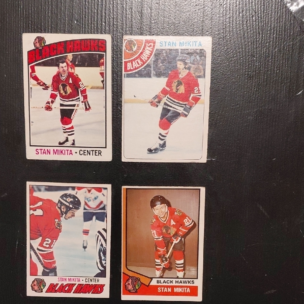 Stan Mikita Blackhawks Hockey Cards